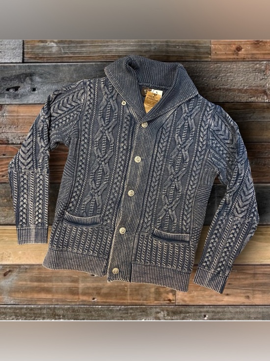 Ralph Lauren Double RL Other - DOUBLE RL RALPH LAUREN RRL INDIGO CABLE KNIT SWEATER- MEN’S SIZE LARGE